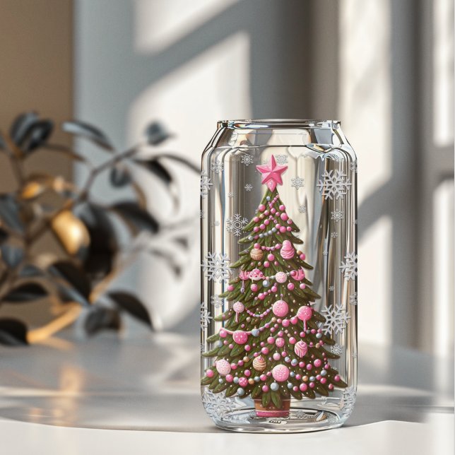 Pastel Gingerbread Christmas  Can Glass (Creator Uploaded)