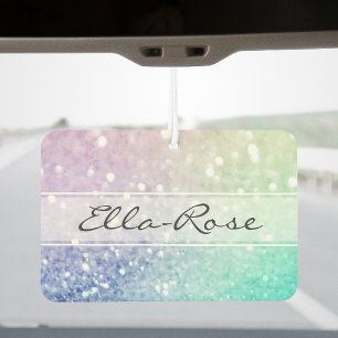Pastel Glitter Bokeh BackgroundGlam Elegant Glitte Air Freshener