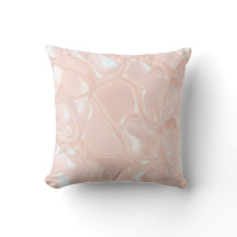 Pastel Gloss Liquid Slime Throw Pillow