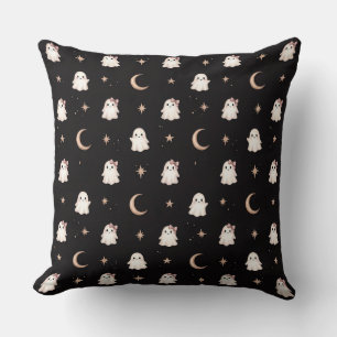 Pastel Goth Aesthetic Halloween Throw Pillow