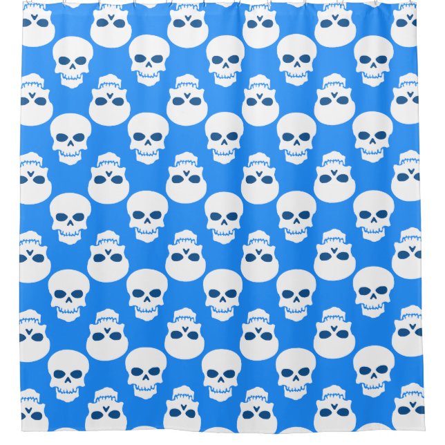 pastel goth blue halloween skull skeleton  (Front)