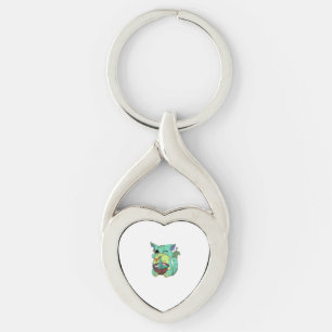 Pastel Goth Creepy Anime Ramen Cat Halloween T-Shi Keychain