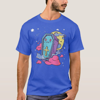 Pastel Goth Creepy Coffin Cute Gothic Kawaii Anime T-Shirt