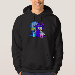 Pastel Goth Cute Creepy Plague Doctor Boba Bubble Hoodie