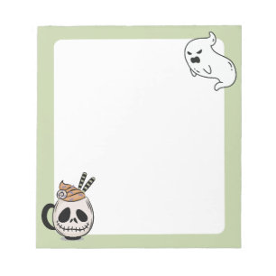 Pastel Goth Ghoul & Ghost  Notepad