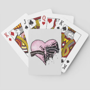 Pastel Goth Heart   Emotional and Emotionless Playing Cards