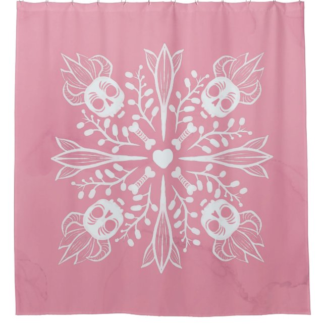  Pastel goth kawaii funny skull Harajuku pink (Front)