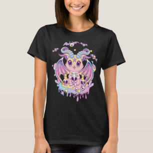 Pastel Goth Krampus Cat Cute Creepy Devil Cat And T-Shirt