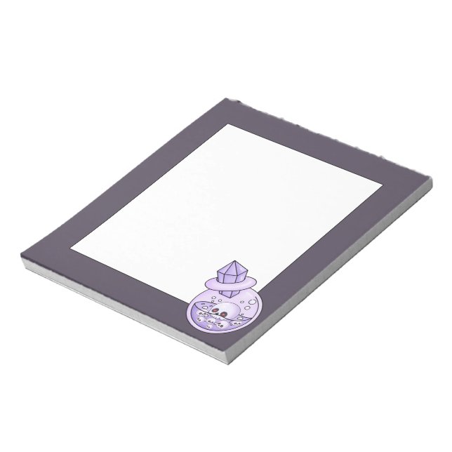 Pastel Goth Love Potion Notepad (Rotated)