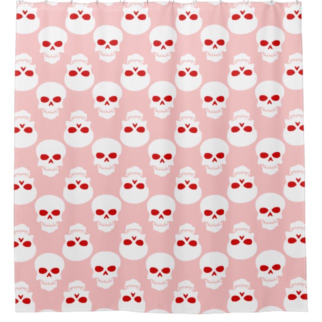 pastel goth pink red halloween skull skeleton (Front)