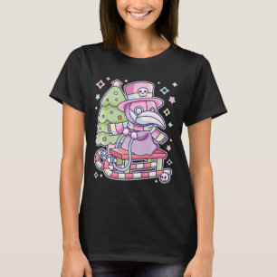 Pastel Goth Plague Doctor Christmas Halloween Meet T-Shirt