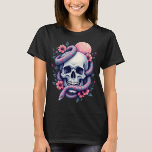 Pastel Goth Snake with Skull T-Shirt Pastel Goth