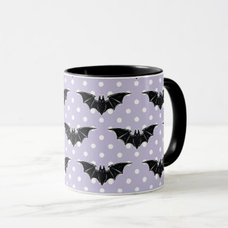 Pastel Goth Spooky Cute Mug Bats Kawaii Fairy Kei