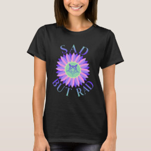 Pastel Goth Sunflower Pentagram Sad but Rad T-Shirt