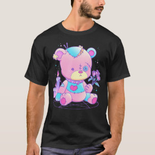 Pastel Goth Teddy Bear Japanese Anime Kawaii Demon T-Shirt