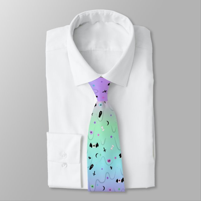 Pastel Goth Tie (Tied)