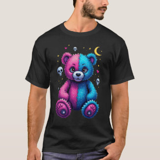 Pastel Goth Voodoo Bear – Creepy Cute Halloween T-Shirt