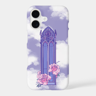 Pastel Gothic Cathedral Window with Peonies