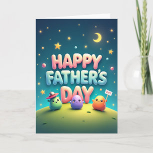 Pastel Gradient Fathers Day Card