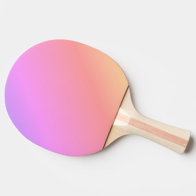Pastel Gradient Ping Pong Paddle (Side)