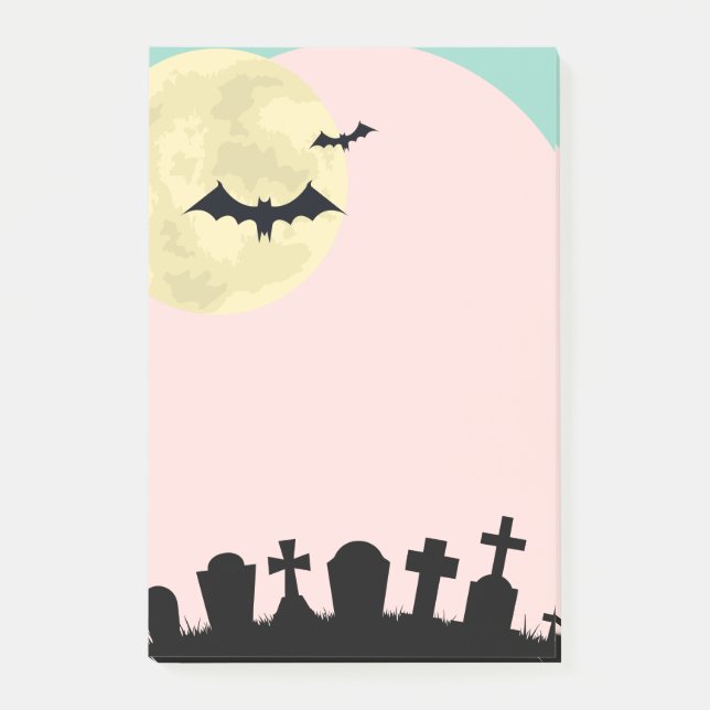 Pastel Graveyard Post-it Notes (Front)