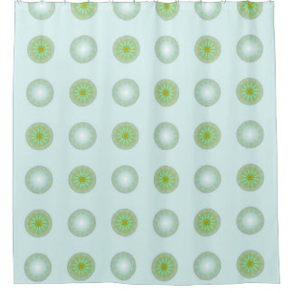 Pastel Green and Grey Geometric Pattern