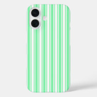 Pastel green and white candy stripes