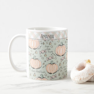 Pastel Green Little Cutie Citrouilles gosses Mug