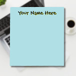 Pastel Green Unique Personalized Teacher Gifts Notepad<br><div class="desc">Pastel Green Simple,  Unique,  Clean Personalized Notepad. Casual Handwriting Text. Add your first name,  last name,  initial letters. Personalize for your custom use. Click on the "Customize It" button to change te background colour,  font styles and font colour.</div>