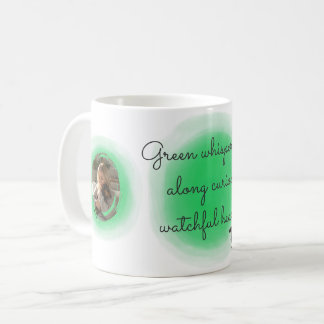 Pastel Green Watercolor Dachshund Personalized Coffee Mug
