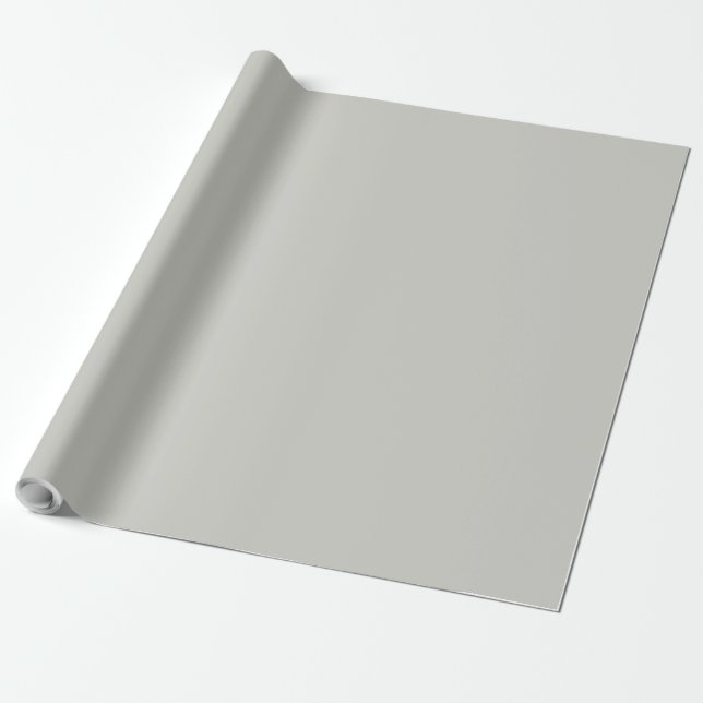 Pastel Grey Wrapping Paper (Unrolled)