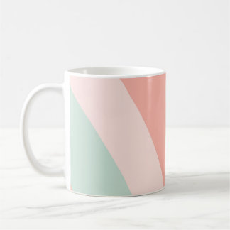 Pastel Groovy Retro Vintage colourful Pattern Coffee Mug