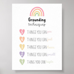 Pastel Grounding technique poster