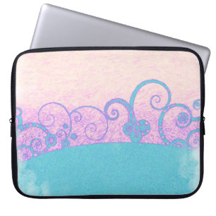 Pastel Grunge Fantasy Laptop Computer Sleeve