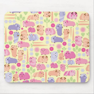Pastel Guinea Pigs Mouse Pad