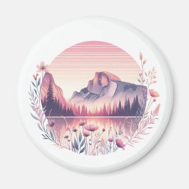 Pastel Half Dome Magnet (Front)