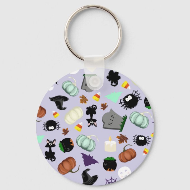 Pastel Halloween Keychain (Front)