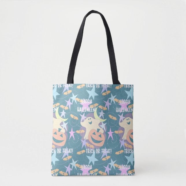 Pastel Halloween Treat Bag (Front)