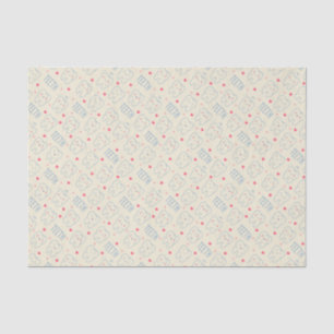 Pastel Happy Teeth Pattern Tissue Paper