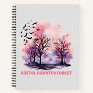 Pastel Haunted Forest – Spooky-Cute Pastel Purple Notebook