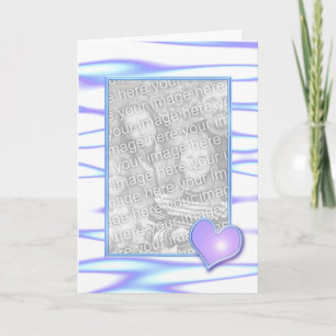 Pastel Heart Design (photo frame) Card