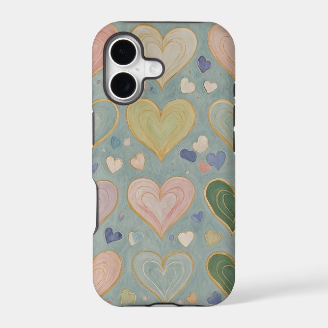 Pastel Heart Tapestry (Back)