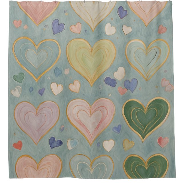 Pastel Heart Tapestry (Front)