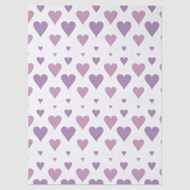 Pastel Heart Tissue Paper (Front)