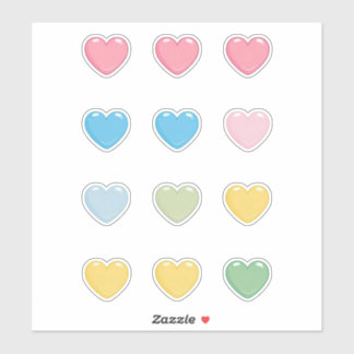 Pastel Hearts