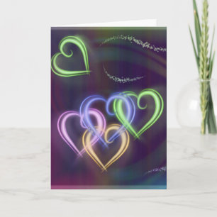 Pastel Hearts All Ocassion Note Cards