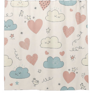 Pastel Hearts & Clouds Watercolor Dream (10)