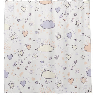 Pastel Hearts & Clouds Watercolor Dream (7)