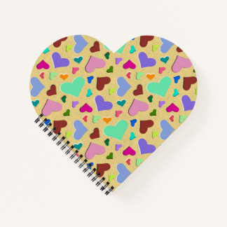 Pastel Hearts Notebook