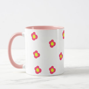 Pastel Hearts Positive Quote Mug – Reconnect  Mind